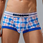 Men’s Relaxed Plaid U Pouch Trunks