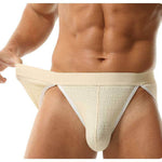 3 Pack Men's Soft Cotton High-Cut Stretch Fit Briefs