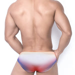 Men's Gradient Swim Briefs Sexy Bikini
