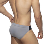 Men's Color Block Swim Briefs with Removable Pad