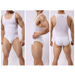 Men's Breathable Mesh Wrestling Bodysuit