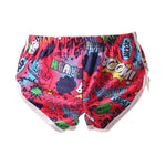 2 Pack Men's Trendy Printed Loose-Fit Moisture-Wicking Boxer Briefs