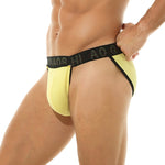 3 Pack Men's Large Pouch Button Waistband Briefs