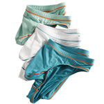 3 Pack Men's Seamless Comfort Sexy Contoured Pouch Supportive Fit Bikini