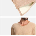 Men's Long-Sleeved Romper Ultra-Soft Seamless Comfort Sleepwear