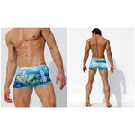 Men's Odor-Control Tagless & Seamless Stretch Fit Swim Trunks