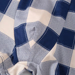 4 Pack Men's Trendy Plaid Design Daily Stretch Soft Trunks