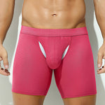2 Pack Men's Sporty Cut Anti-Chafing Breathable Stretch Fit Midway Briefs