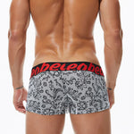 2 Pack Men's Cotton Lace Print Trunks