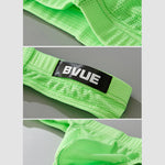 2 Pack Men's Sexy U-Pouch Sheer Icy Silk Seamless Comfort Firm Support Thongs