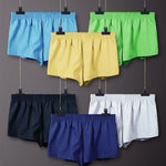 2 Pack Men's Ultra-Soft Cotton Comfy Waistband Odor-Control Boxers