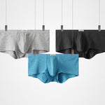 2 Pack Premium Cotton Double-Layered Gusset Breathable U-Pouch Trunks