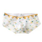 4 Pack Men’s Flower Print Pouch Silky Touch Briefs