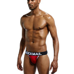 2 Pack Men's Low-Rise Sexy Ice Silk Seamless Comfort Anti-Odor Jockstrap