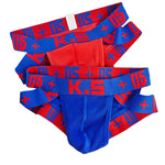 3 Pack Men's Premium Cotton Sporty Sexy Low-Rise & Breathable Bikini