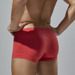 2 Pack Men's Low-Rise Solid Breathable Cotton Trunks