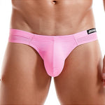 Men's Simple Breathable Mesh Pouch Thong & Strings