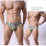 2 Pack Men's Camo Print U-Pouch Briefs