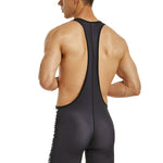 Men's Solid Color Wrestling Singlet Bodysuit