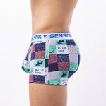 4 Pack Men’s Checkered Pattern Cotton Trunks