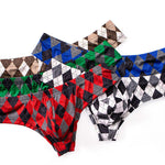 Men’s Low-Rise U-Convex Print Thong