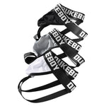 3 Pack Men's Low-Rise Jockstrap with Contoured U-Pouch and Stretch Comfort