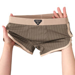 4 Pack Men's Skin-Friendly & Trendy Striped Lightweight Boxer Briefs