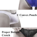 Men's Mesh Ice Silk Breathable Briefs