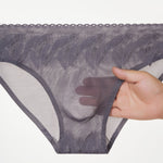 4 Pack Men's 3D Pouch & Seamless Lace Accent Comfort Briefs