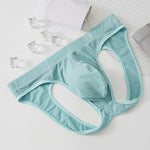3 Pack Men's Sexy Mesh Transparent Big Pouch Jockstrap