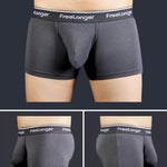 FreeLonger Men's Comfy Separate Support Pouch Trunks