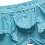 2 Pack Men's Stretch Fit Lightweight & Airy Solid Color Premium Comfy Trunks
