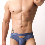 4 Pack Men's Sexy Striped Design Day-Long Comfort Soft-Touch Waistband Bikini