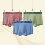3 Pack Men's Antibacterial Seamless Boxer Briefs