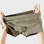 2 Pack Men's Ultra-Soft Cotton Antibacterial Seamless Comfort Trunks