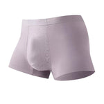 2 Pack Men's Seamless Comfort Stretch Fabric Breathable Modern Fit Solid Color Trunks
