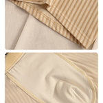 3 Pack Men's Premium Breathable Cotton Striped Design Seamless Comfort Boxers Briefs