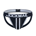 Men's Sporty Cut Adjustable Harness Elastic Supportive Fit Shoulder Strap & Jockstrap