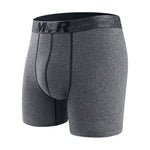 4 Pack Men's Comfortable Cotton Anti-Chafing High Elasticity Sports Boxer Briefs