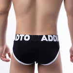3 Pack Men's Gun and Bullet Separate Large Bag U-Shaped 3D Cut Loose Briefs