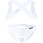Men's Athletic High-Stretch Compression Active Set with Breathable Support Design