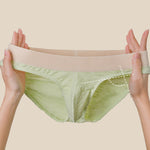 2 Pack Men's Seamless Quick-Dry Lightweight & Airy Sporty Cut Soft Briefs