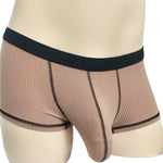 3 Pack Men's Ultra-Thin Cooling Large Supportive Pouch Breathable Low-Rise Trunks