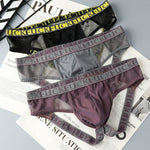 2 Pack Men's Moisture-Wicking Ultra-Soft Zero-Irritation Cooling Airflow Jockstrap