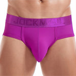 Men's Solid Color Mesh Breathable Sports Fitness Briefs