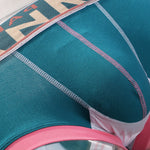 3 Pack Men's Spliced Color Breathable Cotton Trunks