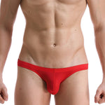 Men's Low Waist Ice Silk Transparent Seamless Bikini