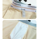 5 Pack Men's Ultra-Soft Antibacterial Cotton Trendy Design Stretchy Trunks