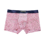 3 Pack Men's Leopard Print Seamless Hem & Comfortable Trunks