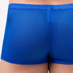 Men's Big Pouch U-convex Breathable Mesh Trunks